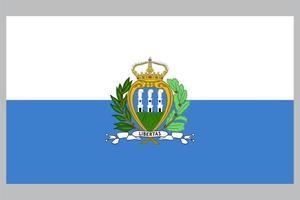 vlag van san marino vector