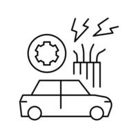 elektrische apparatuur reparatie lijn pictogram vector geïsoleerde illustratie