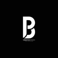 brief p b modern brief elegant logo vector