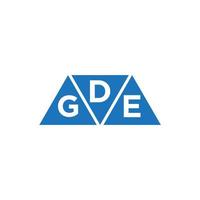 dge credit reparatie accounting logo ontwerp Aan wit achtergrond. dge creatief initialen groei diagram brief vector