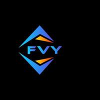 fvy abstract technologie logo ontwerp Aan zwart achtergrond. fvy creatief initialen brief logo concept. vector