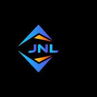 jnl abstract technologie logo ontwerp Aan zwart achtergrond. jnl creatief initialen brief logo concept. vector