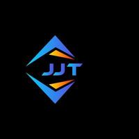 jjt abstract technologie logo ontwerp Aan zwart achtergrond. jjt creatief initialen brief logo concept. vector