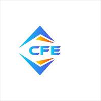 cfe abstract technologie logo ontwerp Aan wit achtergrond. cfe creatief initialen brief logo concept. vector