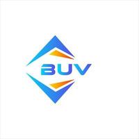 buv abstract technologie logo ontwerp Aan wit achtergrond. buv creatief initialen brief logo concept. vector