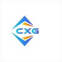 cxg abstract technologie logo ontwerp Aan wit achtergrond. cxg creatief initialen brief logo concept. vector