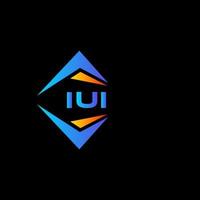 iui abstract technologie logo ontwerp Aan wit achtergrond. iui creatief initialen brief logo concept. vector