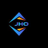 jho abstract technologie logo ontwerp Aan zwart achtergrond. jho creatief initialen brief logo concept. vector