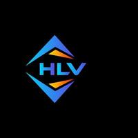 hlv abstract technologie logo ontwerp Aan zwart achtergrond. hlv creatief initialen brief logo concept. vector