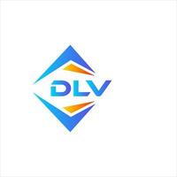 dlv abstract technologie logo ontwerp Aan wit achtergrond. dlv creatief initialen brief logo concept. vector