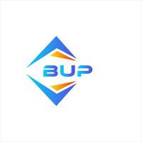 bup abstract technologie logo ontwerp Aan wit achtergrond. bup creatief initialen brief logo concept. vector