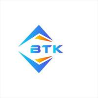 btk abstract technologie logo ontwerp Aan wit achtergrond. btk creatief initialen brief logo concept. vector