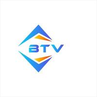 btv abstract technologie logo ontwerp Aan wit achtergrond. btv creatief initialen brief logo concept. vector