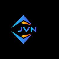 jvn abstract technologie logo ontwerp Aan zwart achtergrond. jvn creatief initialen brief logo concept. vector