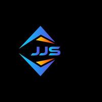 jjs abstract technologie logo ontwerp Aan zwart achtergrond. jjs creatief initialen brief logo concept. vector