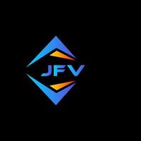 jfv abstract technologie logo ontwerp Aan zwart achtergrond. jfv creatief initialen brief logo concept. vector