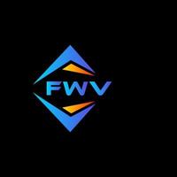 fwv abstract technologie logo ontwerp Aan zwart achtergrond. fwv creatief initialen brief logo concept. vector