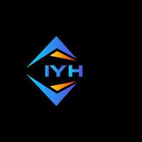 iyh abstract technologie logo ontwerp Aan wit achtergrond. iyh creatief initialen brief logo concept. vector