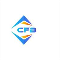 cfb abstract technologie logo ontwerp Aan wit achtergrond. cfb creatief initialen brief logo concept. vector