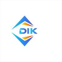 dik abstract technologie logo ontwerp Aan wit achtergrond. dik creatief initialen brief logo concept. vector