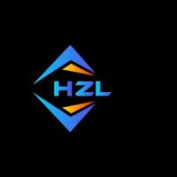 hzl abstract technologie logo ontwerp Aan zwart achtergrond. hzl creatief initialen brief logo concept. vector