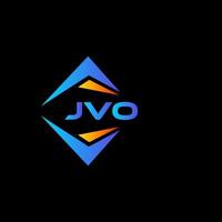 jvo abstract technologie logo ontwerp Aan zwart achtergrond. jvo creatief initialen brief logo concept. vector
