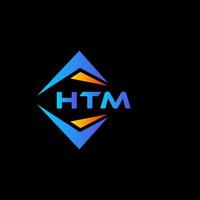 htm abstract technologie logo ontwerp Aan zwart achtergrond. htm creatief initialen brief logo concept. vector