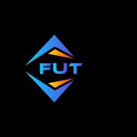 fut abstract technologie logo ontwerp Aan zwart achtergrond. fut creatief initialen brief logo concept. vector