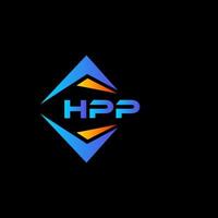 hpp abstract technologie logo ontwerp Aan zwart achtergrond. hpp creatief initialen brief logo concept. vector