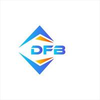 dfb abstract technologie logo ontwerp Aan wit achtergrond. dfb creatief initialen brief logo concept. vector