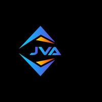 jva abstract technologie logo ontwerp Aan zwart achtergrond. jva creatief initialen brief logo concept. vector