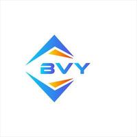 bvy abstract technologie logo ontwerp Aan wit achtergrond. bvy creatief initialen brief logo concept. vector
