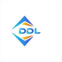 ddl abstract technologie logo ontwerp Aan wit achtergrond. ddl creatief initialen brief logo concept. vector