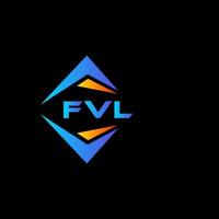 fvl abstract technologie logo ontwerp Aan zwart achtergrond. fvl creatief initialen brief logo concept. vector