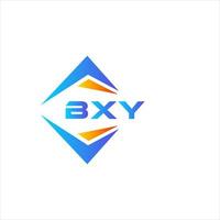 bxy abstract technologie logo ontwerp Aan wit achtergrond. bxy creatief initialen brief logo concept. vector