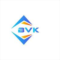 bvk abstract technologie logo ontwerp Aan wit achtergrond. bvk creatief initialen brief logo concept. vector