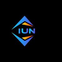 iun abstract technologie logo ontwerp Aan wit achtergrond. iun creatief initialen brief logo concept.iun abstract technologie logo ontwerp Aan wit achtergrond. iun creatief initialen brief logo concept. vector