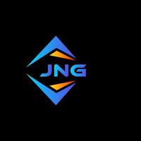 jng abstract technologie logo ontwerp Aan zwart achtergrond. jng creatief initialen brief logo concept. vector