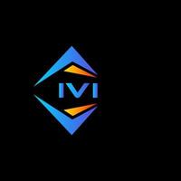 ivi abstract technologie logo ontwerp Aan wit achtergrond. ivi creatief initialen brief logo concept. vector