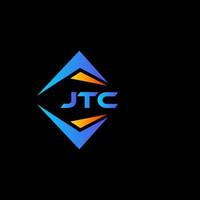 jtc abstract technologie logo ontwerp Aan zwart achtergrond. jtc creatief initialen brief logo concept. vector
