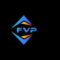 fvp abstract technologie logo ontwerp Aan zwart achtergrond. fvp creatief initialen brief logo concept. vector