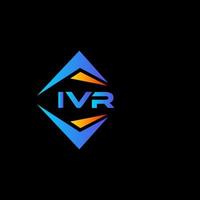 ivr abstract technologie logo ontwerp Aan wit achtergrond. ivr creatief initialen brief logo concept. vector