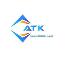 atk abstract technologie logo ontwerp Aan wit achtergrond. atk creatief initialen brief logo concept. vector