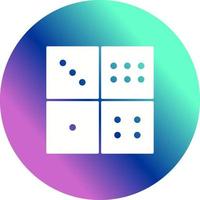 domino spel vector icoon