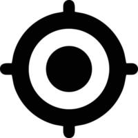 doelwit focus icoon symbool vector afbeelding, illustratie van de succes doel icoon concept