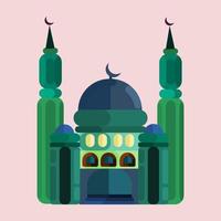 moskee. moslim plaats van aanbidding. moskee icoon vector