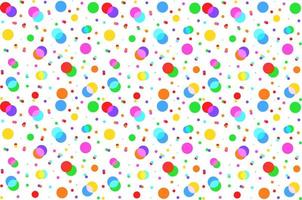 achtergrond van verspreide confetti van verschillend kleuren. vector illustratie