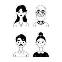 set avatars vector