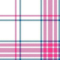 plaid controleren patroon. naadloos kleding stof textuur. Schotse ruit textiel afdrukken. vector