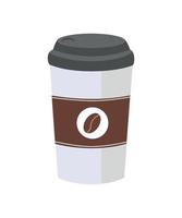 vector illustratie van beschikbaar koffie kop